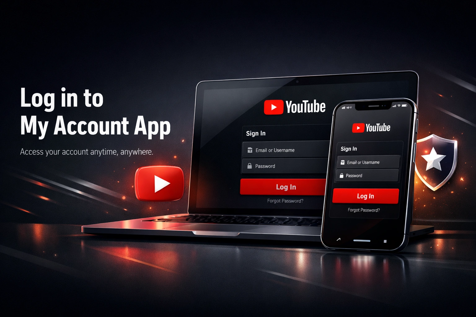 Log in to My Account App