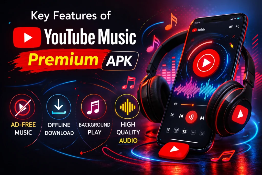 Key Features of YouTube Music Premium APK