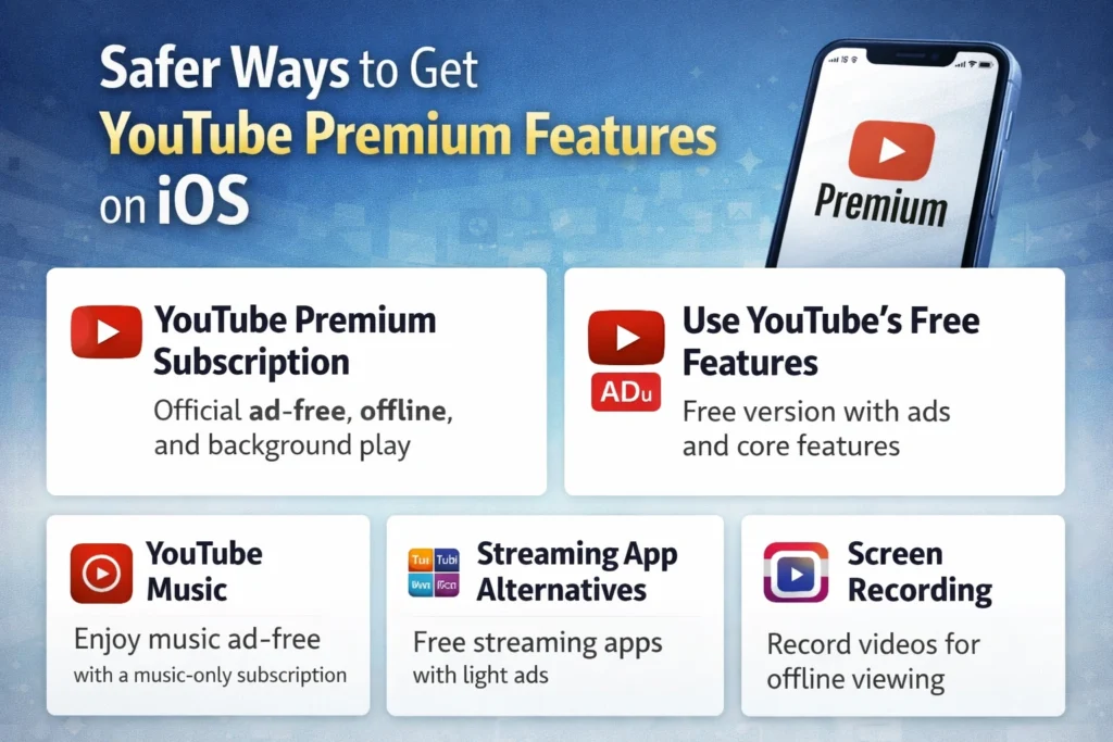 Safer Ways to Get YouTube Premium Features on iOS