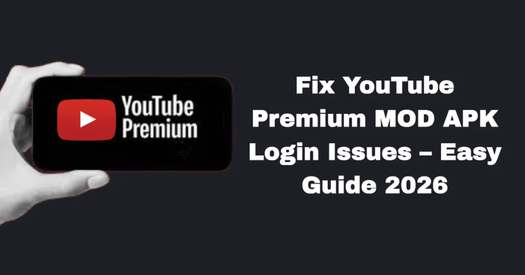 Fix YouTube Premium MOD APK Login Issues