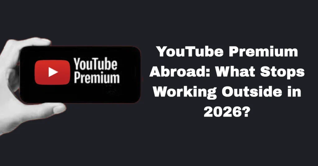 YouTube Premium Abroad: What Stops Working Outside in 2026?