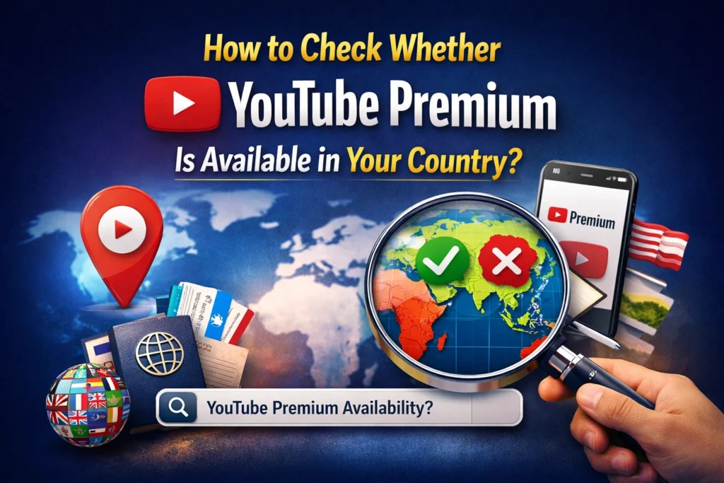 How to Check Whether YouTube Premium Is Available in Your Country