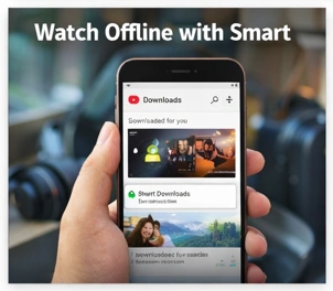 Watch Offline with Smart Downloads