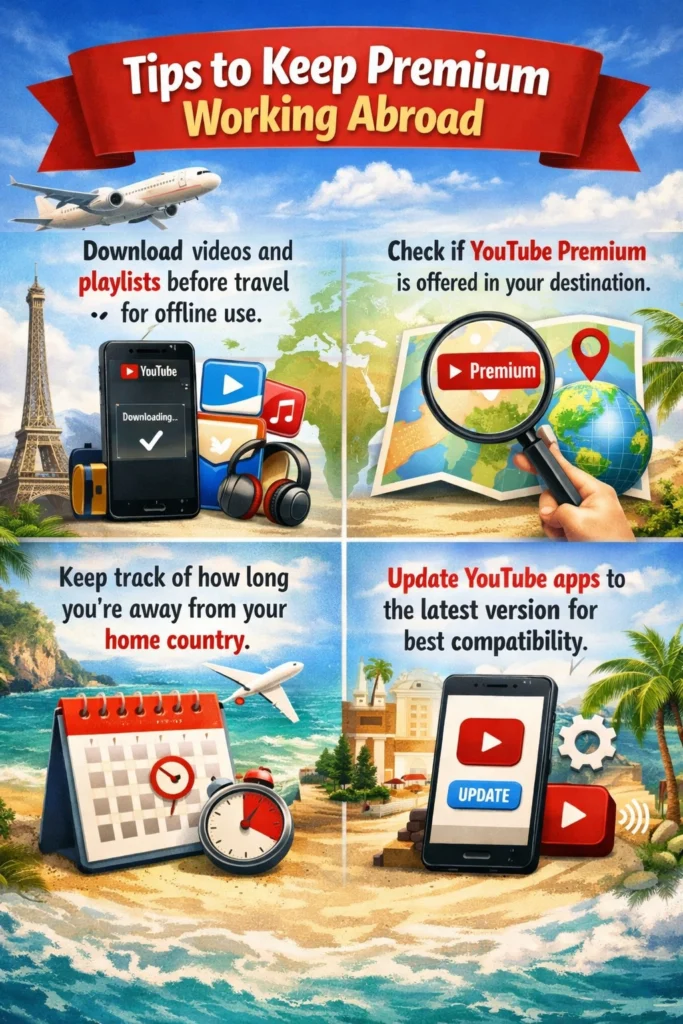 Tips to Keep Premium Working Abroad