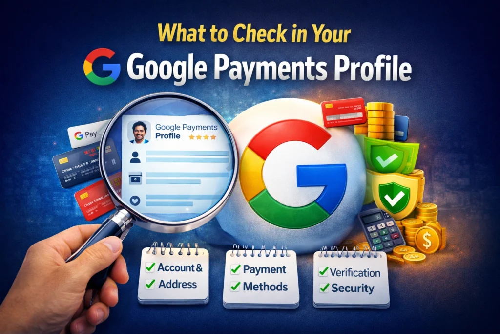What to Check in Your Google Payments Profile