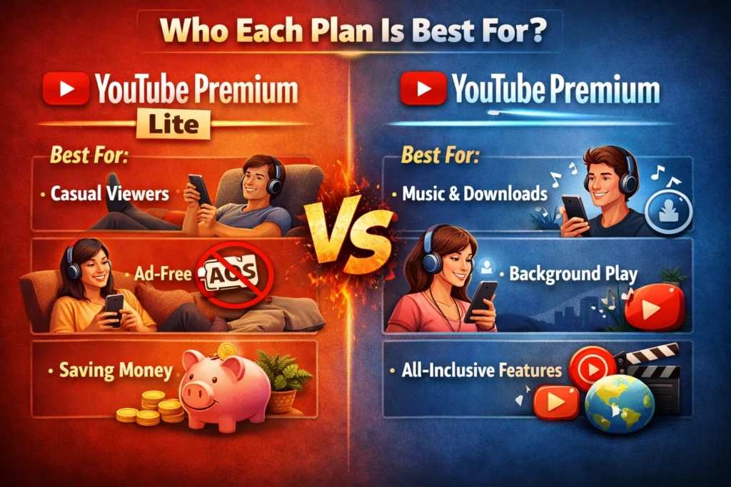 Who Each Plan Is Best For