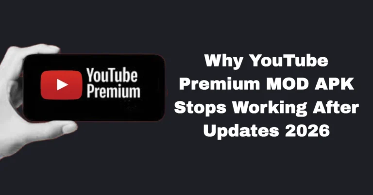 YouTube Premium MOD APK Stops Working