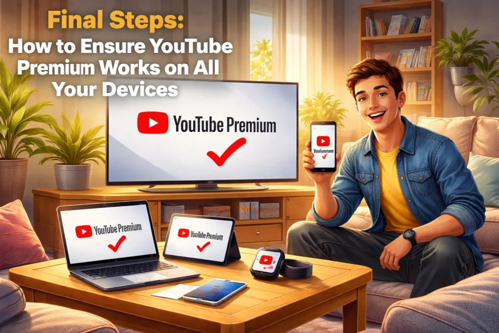 Final Steps: How to Ensure YouTube Premium Works on All Your Devices